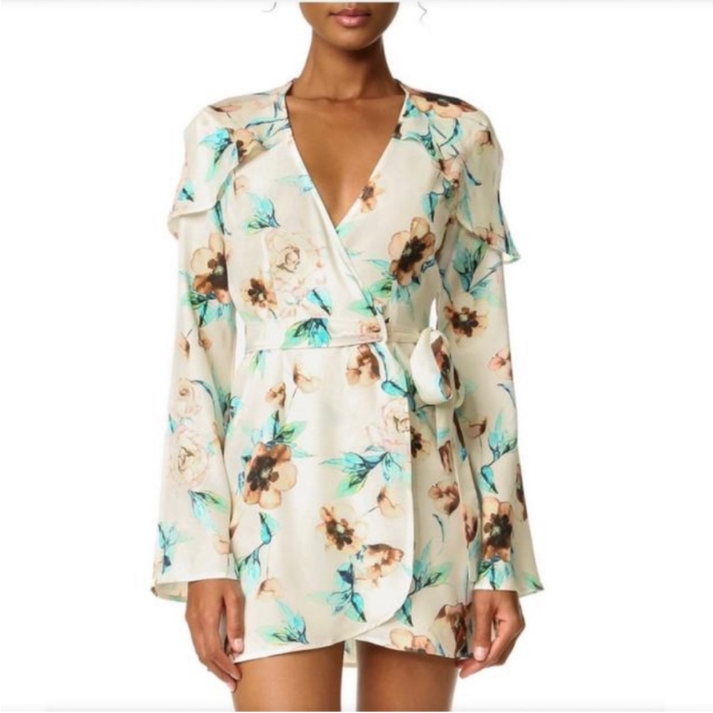 Stone Cold‎ Fox Giselle Floral Robe Mini Dress Size 1